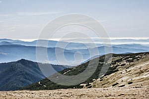 Natural scenery from Low Tatras mountains, Slovakia