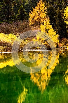 Natural scenery of plateau lakes in Western Sichuan Province, China