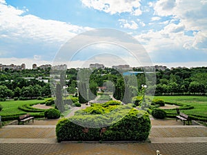 Natural Sciences Museum Complex garden in Galati, Romania