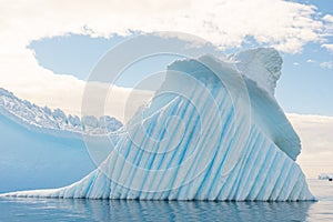 A natural sculpture in Antarctica