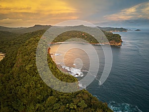 Natural seascape in Nicaragua photo