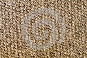 Natural sisal matting surface