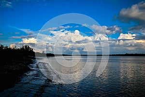 natural sky sunset time