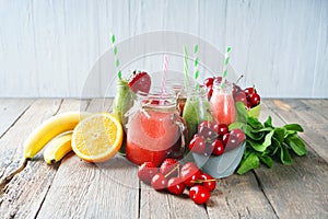 Natural smoothie background.