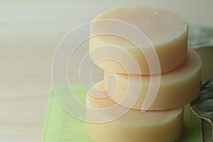 Natural soap photo