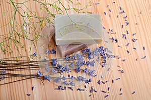 Natural soaps for bodycare