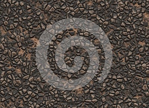 Natural solid rock uneven surface texture