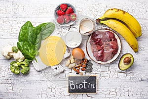 Natural sources of vitamin B7 biotin