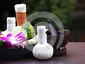 Natural Spa Ingredients herbal compress ball and herbal Ingredients