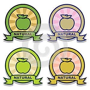 Natural sticker