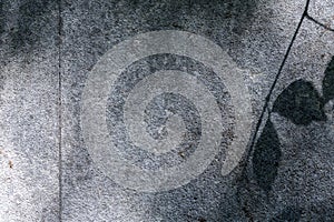 Natural stone granite wall with rough structure