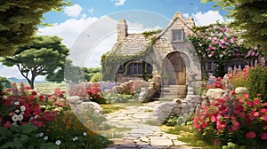 natural stone home background