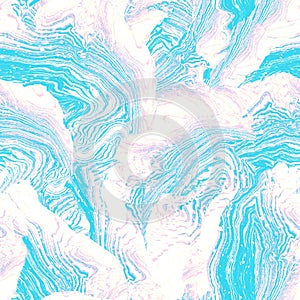 Natural stone seamless pattern with blue clouds texture effect.