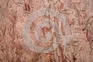 Natural texture of red rock