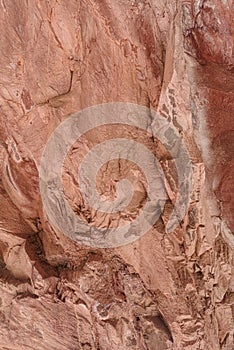 Natural texture of red rock