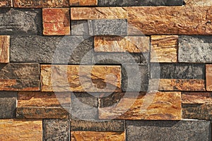 Natural stone wall texture background