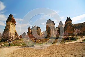 Natural stones in Cappadokia