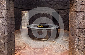 Natural stove at Timanfaya national park