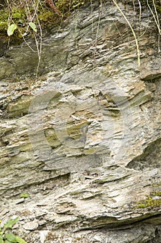 Natural stratified stone background