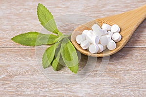 Stevia Sweetener Pills - Stevia rebaudiana