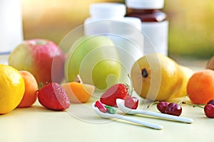 Natural or synthetic vitamins ? photo