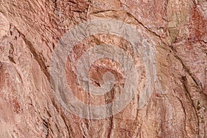Natural texture of red rock