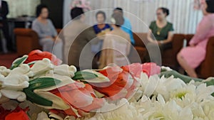 Natural in Thai wedding ceremony