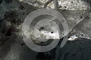 Natural transparent ice crystals texture background