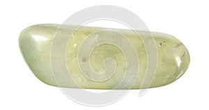 natural tumbled vesuvianite gemstone cutout