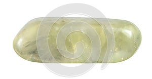 natural tumbled vesuvianite mineral cutout photo