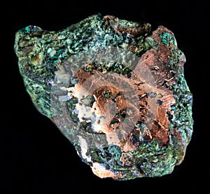 Natural, Unearthed Copper Metal Raw Ore Nugget, Polished