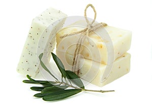 Natural vegetal soap photo