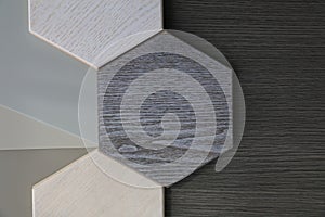 natural veneer painted according to the ral palette wall panels ecological carpentry material