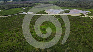 Natural view of open wilderness in Wisconsin