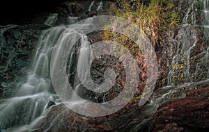 Natural view of Thac Bac or Silver waterfall in Sapa, Lao Cai, Vietnam