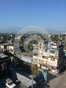 Natural view on top floor