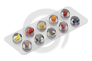 Natural vitamin pills