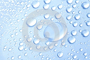 Natural water drops background