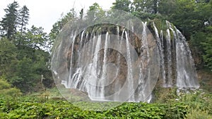 Natural waterfalls in croazia photo