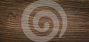 Natural weathered old elm wood board texture background.  Elm texture. photo