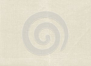 Natural white canvas fabric texture background