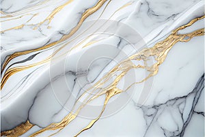 Natural White and Gold marble texture for skin tile wallpaper luxurious background. Creative Stone ceramic art wall interiors