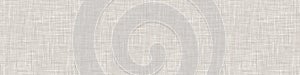 Natural White Gray French Linen Texture Background. Old Ecru Flax Fibre Seamless Pattern. Organic Yarn Close Up Weave Fabric for