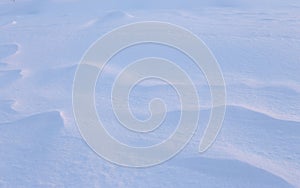 Natural winter background.Winter texture of white snow.A large beautiful snowdrift