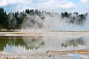 Natural wonders at Waiotapu Thermal Wonderland, New Zealand