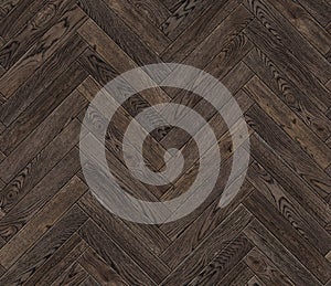 Natural wooden background herringbone, grunge parquet flooring design seamless texture