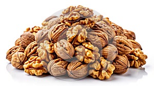 Naturally Delicious and Nutritious Walnuts in Their Shells A Wholesome Snack Packed with Vitamins Minerals and Healthy photo
