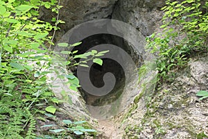 Naturally formed Tunnel near Serpent Mound