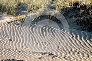 Naturally occuring patterns in sand