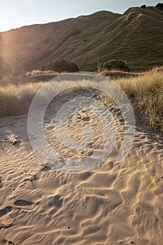 Naturally occuring patterns in sand